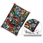 Smart Case Samsung Galaxy Tab S5e Verstärkt Graffiti