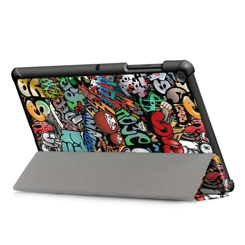 Smart Case Samsung Galaxy Tab S5e Verstärkt Graffiti