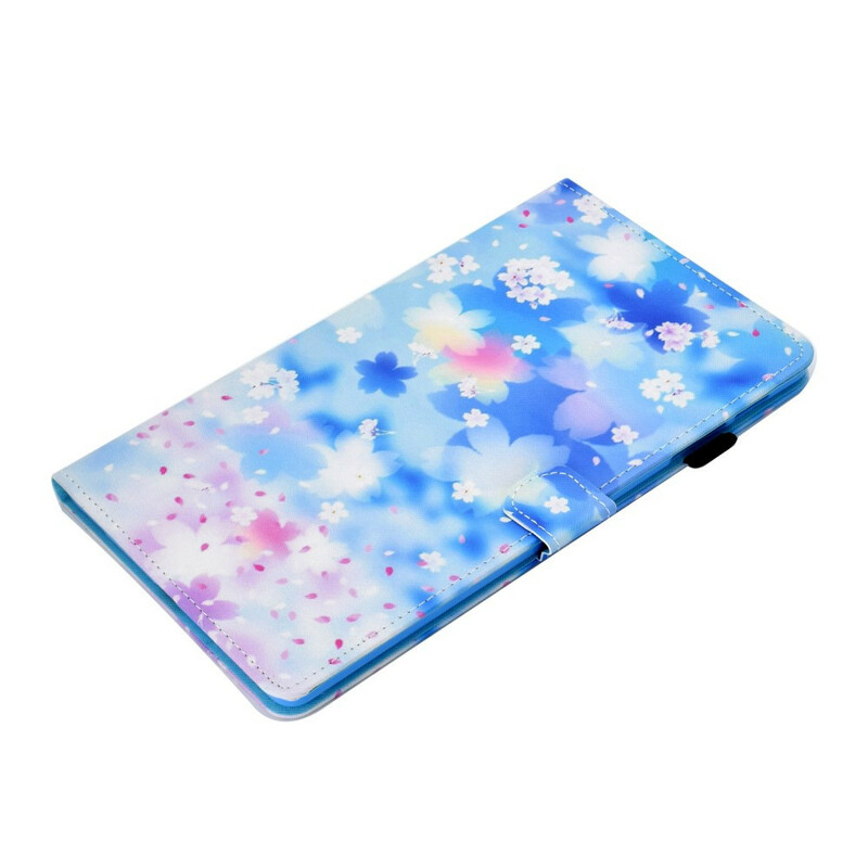 Hülle Samsung Galaxy Tab S5 Blumen Aquarell