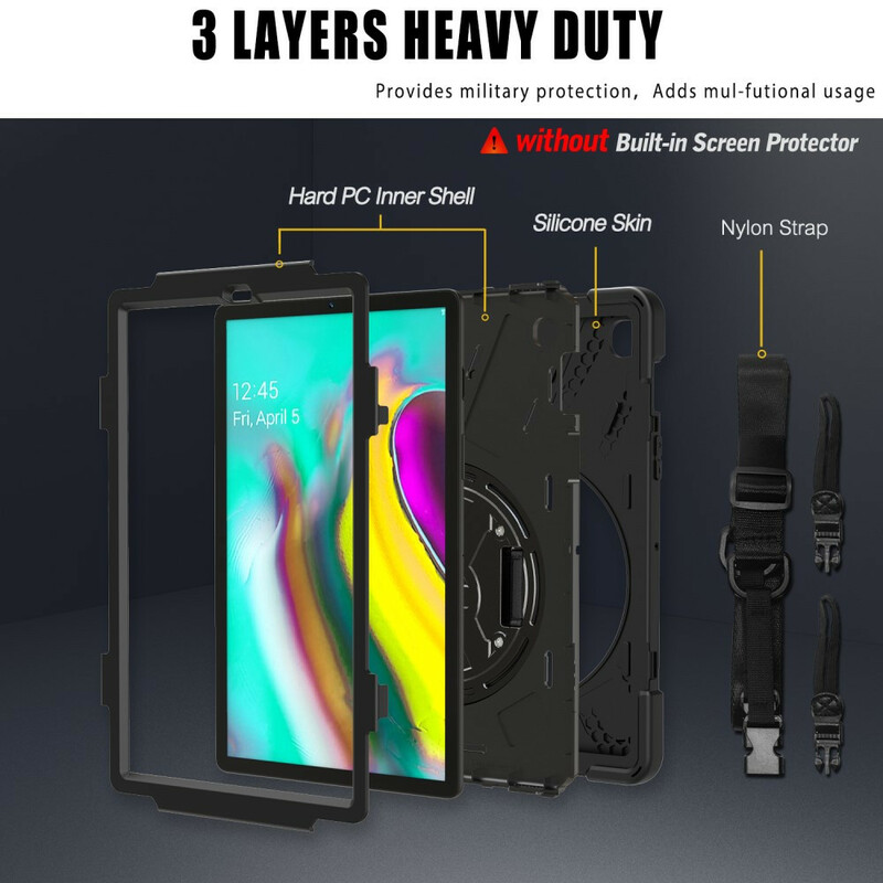 Samsung Galaxy Tab S5e Utra Strapazierfähige Hülle mit Riemen