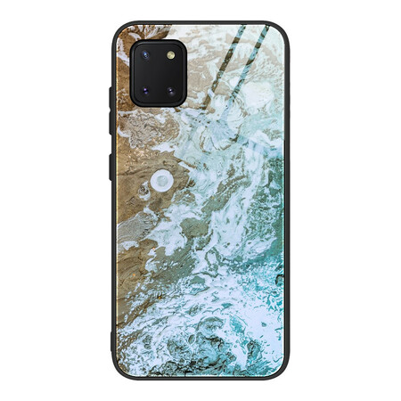 Samsung Galaxy S10 Lite Hülle aus gehärtetem Glas Marble Colors