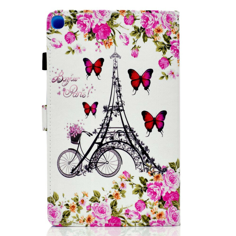 Hülle Samsung Galaxy Tab A 10.1 (2019) Tour Eiffel Vélo