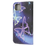 Hülle Huawei Y5p Schmetterlinge und Blumen 2