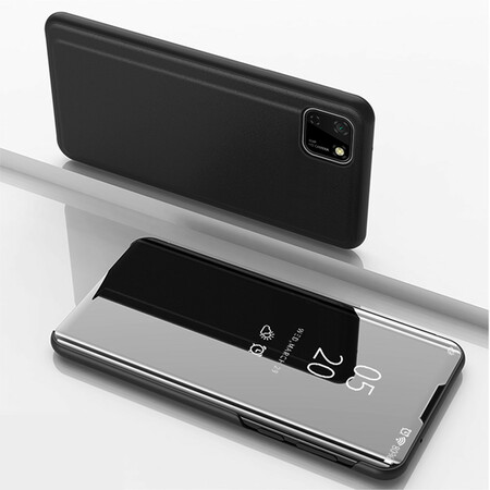 View Cover Huawei Y5p Spiegel und Kunstleder