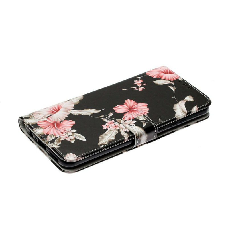 Flip Cover Huawei Y6p Myriaden von Blumen