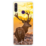 Cover Huawei Y6p Hirsch und Landschaft