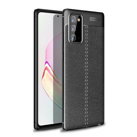Samsung Galaxy Note 20 Cover Lederoptik Litschi Double Line