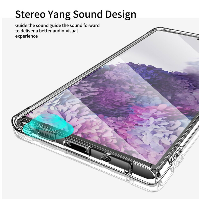Samsung Galaxy Note 20 Hülle Transparent LEEU Schutzkissen