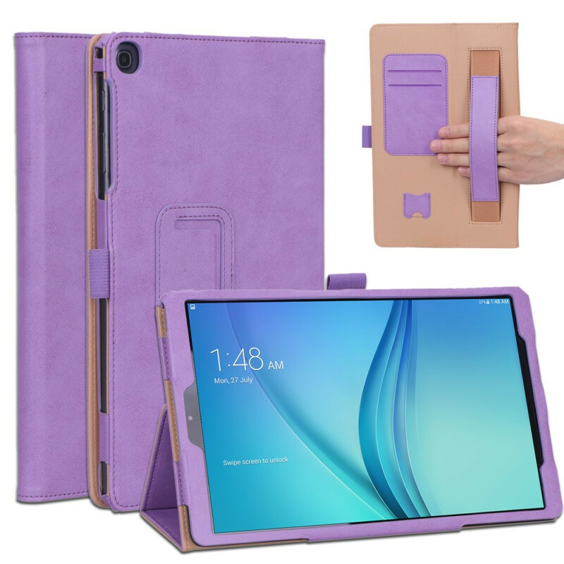 Samsung Galaxy Tab A 10.1 (2019) Style Leather Case mit Strap