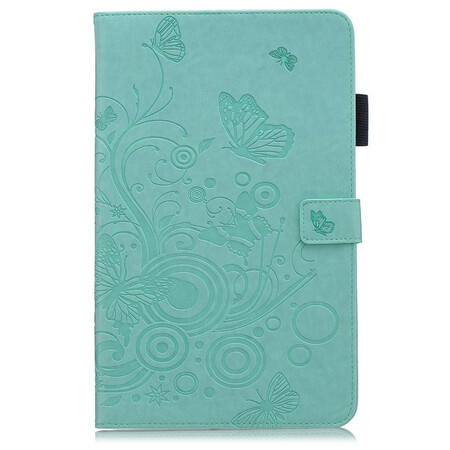 Hülle Samsung Galaxy Tab A 10.1 (2019) Schmetterlinge und Blumen