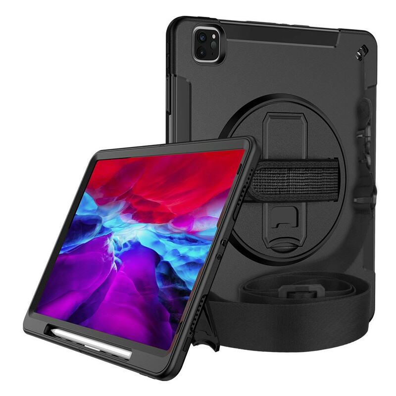 iPad Pro 12.9" (2020) / (2018) Hybrid Cover mit Schulterriemen