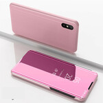 View Cover Xiaomi Redmi 9A Spiegel und Kunstleder