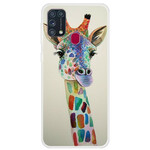 Samsung Galaxy M31 Giraffe Farbiges Cover