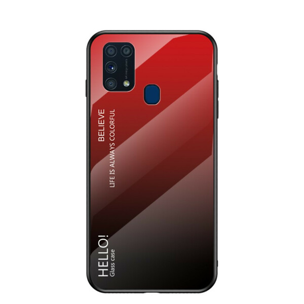 Samsung Galaxy M31 Panzerglas Cover Hello