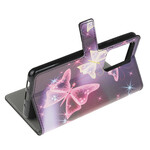 Samsung Galaxy Note 20 Ultra Intens Schmetterlinge Hülle