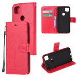 Hülle Google Pixel 4a Baum und Eulen mit Riemen