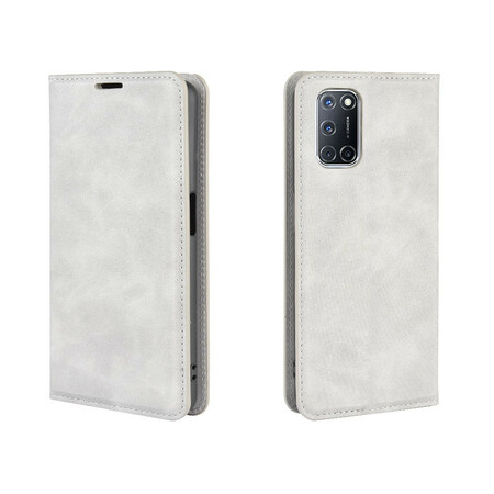 Flip Cover Oppo A72 Weiche Lederoptik