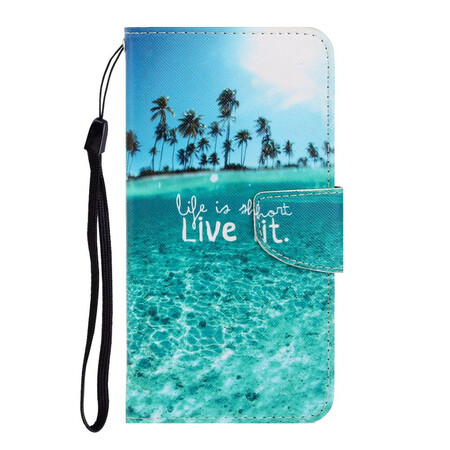 Xiaomi Redmi Note 9 Live It Tasche mit Riemen