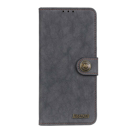 Hülle Samsung Galaxy Note 20 Ultra Kunstleder Schlitz Retro KHAZNEH