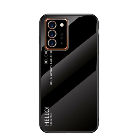 Samsung Galaxy Note 20 Ultra Panzerglas Cover Hello