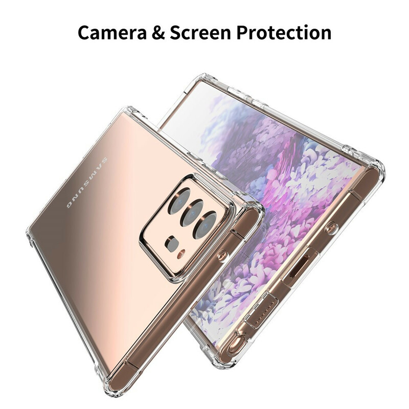 Samsung Galaxy Note 20 Ultra Transparent LEEU Hülle Kissen
