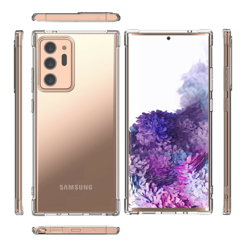 Samsung Galaxy Note 20 Ultra Transparent LEEU Hülle Kissen