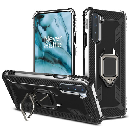 OnePlus Nord Ring und Kohlefaser Cover