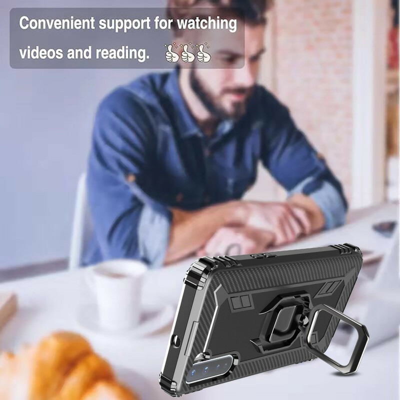 OnePlus Nord Ring und Kohlefaser Cover