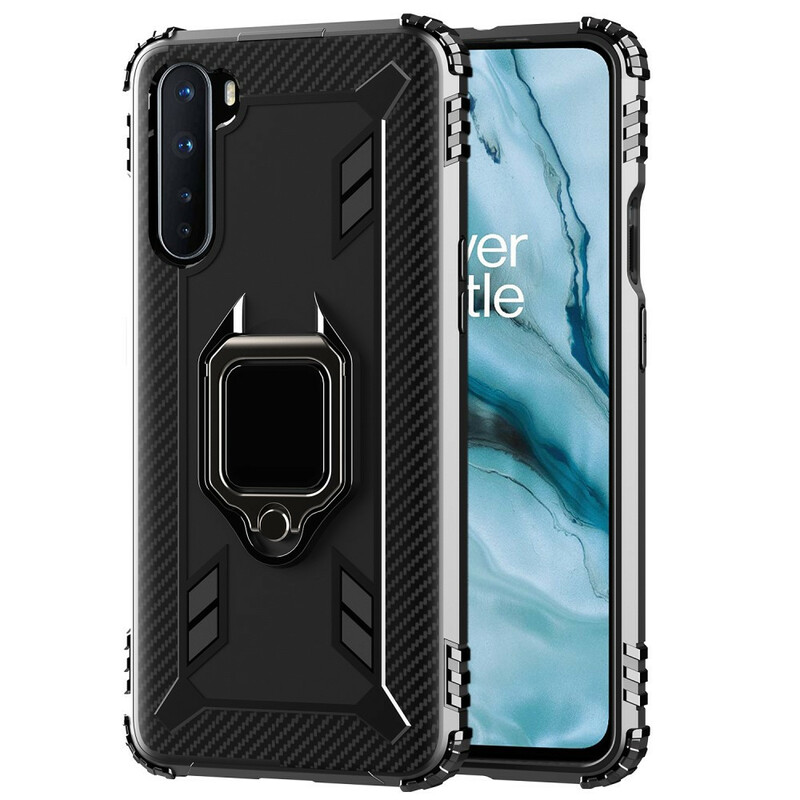 OnePlus Nord Ring und Kohlefaser Cover