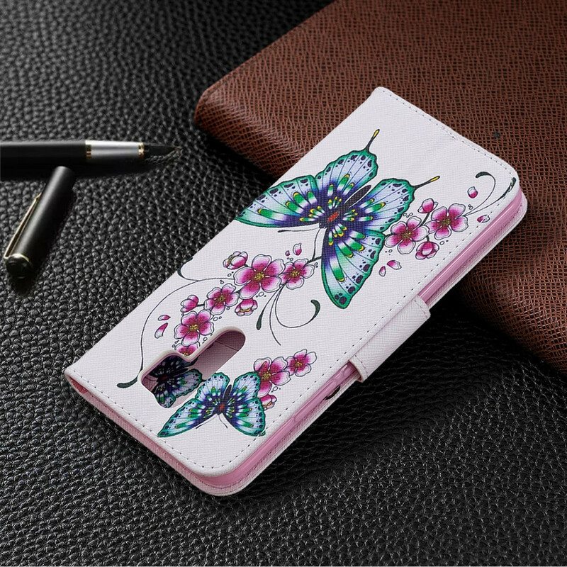 Xiaomi Redmi 9 Hülle Unglaubliche Schmetterlinge