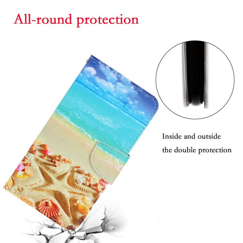 Xiaomi Redmi 9 Strand Tasche mit Riemen