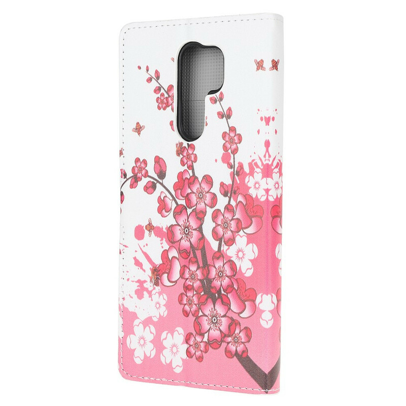 Xiaomi Redmi 9 Tropical Flowers Tasche