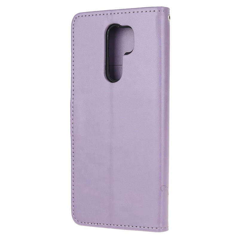 Xiaomi Redmi 9 Tasche Schmetterlinge und Blumen aus Asien