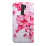 Xiaomi Redmi 9 Hülle Rosa Blumen