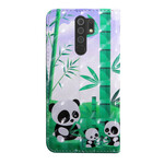 Xiaomi Redmi 9 Panda-Familie Hülle