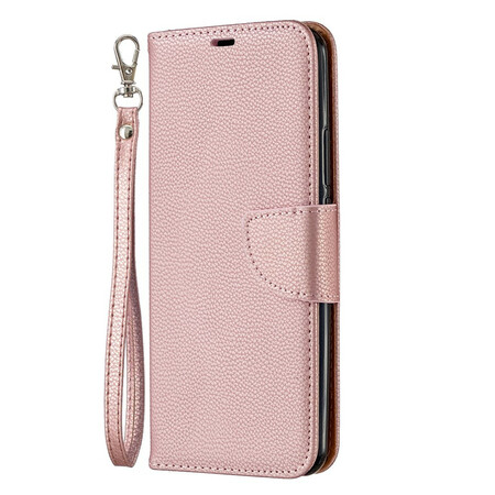 Xiaomi Redmi 9 Litschi Tasche Oblique Klappe