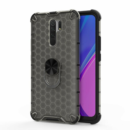 Xiaomi Redmi 9 Style Wabe und Ring Cover