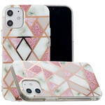 iPhone Cover 12 Marmor Geometrie Farbig 2