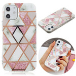 iPhone Cover 12 Marmor Geometrie Farbig 2