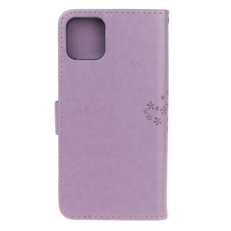 iPhone 12 Hülle Baum und Eulen mit Riemen iPhone 12 Hülle Baum und Eulen mit Riemen