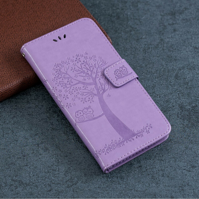 iPhone 12 Hülle Baum und Eulen mit Riemen iPhone 12 Hülle Baum und Eulen mit Riemen