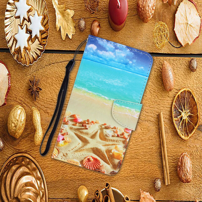 Housse Xiaomi Redmi 9A Plage à Lanière