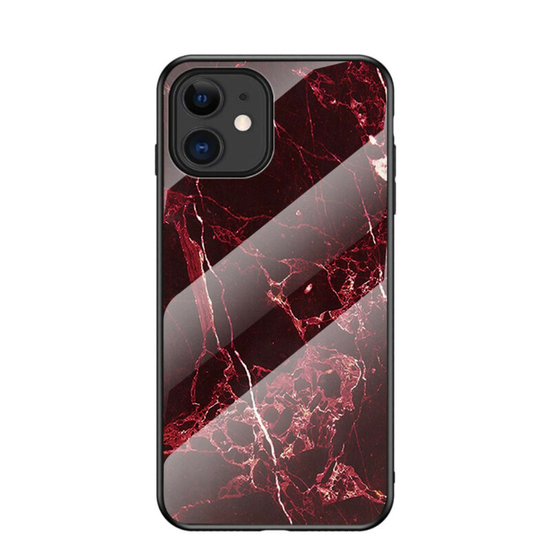 iPhone 12 Panzerglas Cover Marble Colors