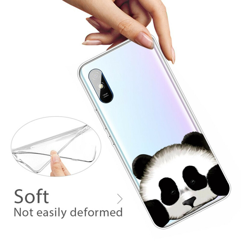 Xiaomi Redmi 9A Transparent Panda Cover