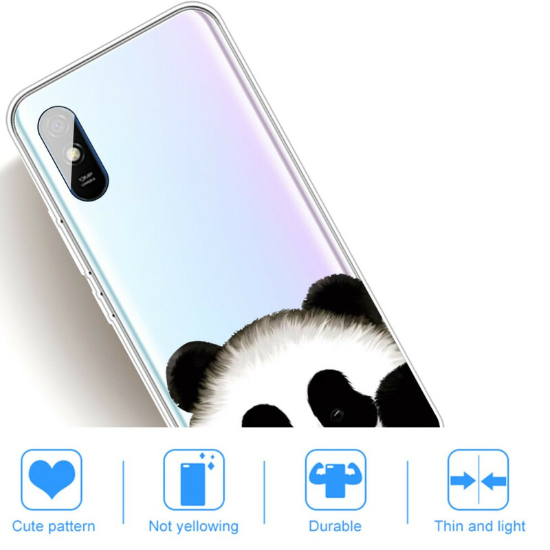 Xiaomi Redmi 9A Transparent Panda Cover