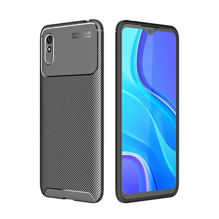 Xiaomi Redmi 9A Flexible Kohlefaser Cover