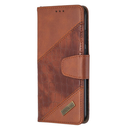 Honor 8A Hülle mit Krokodilhaut-Effekt Klassisch