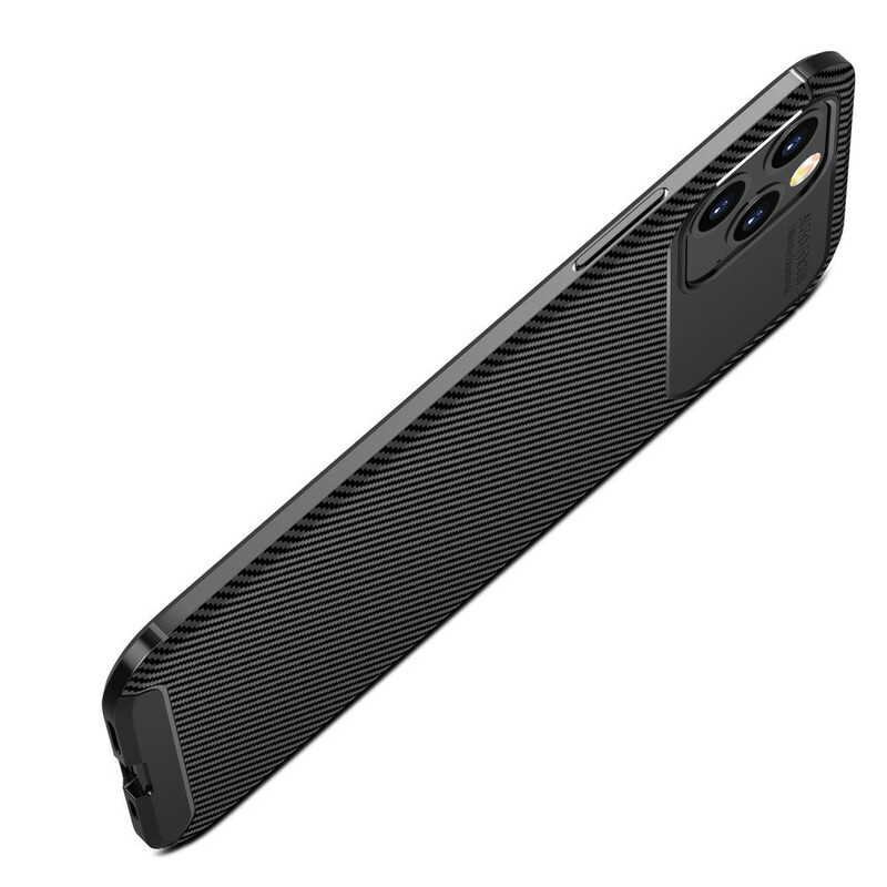 iPhone 12 Pro Max Flexible Kohlefaser Texture Cover