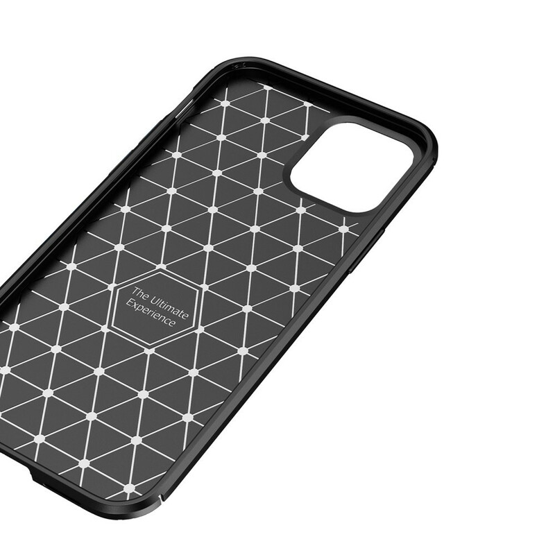 iPhone 12 Pro Max Flexible Kohlefaser Texture Cover