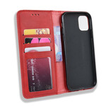 Flip Cover iPhone 12 Pro Max Vintage Styled Leather Effect